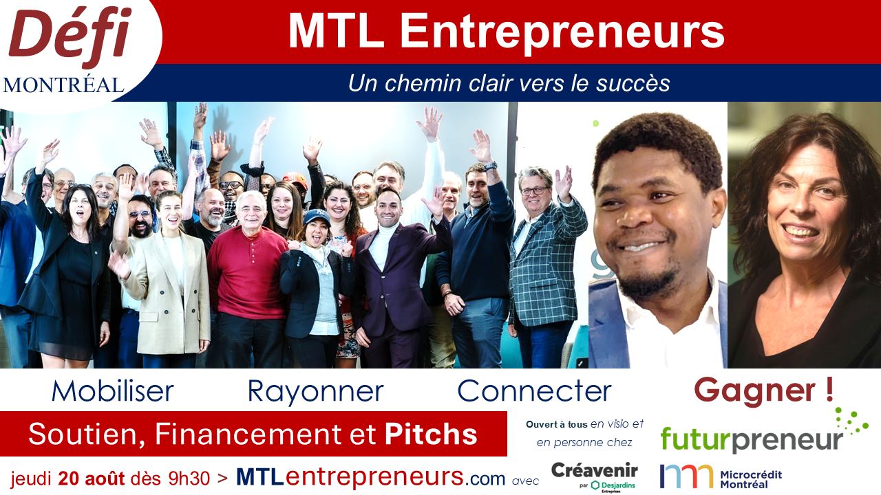 MTLentrepreneurs.com Soutien Financement et Pitchs !